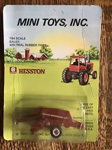 Mini Toys 1/64 Hesston Baler with real rubber tires - Picture 1 of 1