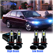 For Toyota Avalon 1995-2007 4PC LED Headlight Bulbs High&Low Beam Kit 8000K Blue