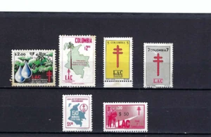 LAC.- LIGA COLOMBIANA ANTITUBERCULOSA {6} 60- 2000s RARE LOT - Picture 1 of 1