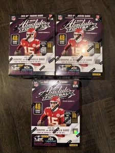 New 2025 Panini Absolute Football Trading Cards Sealed Blaster Box IN HAND - Picture 1 of 3