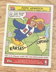 2003-04 Kirk Heinrich Bazooka Comic #19 Rookie Kansas Jayhawks RC - Picture 1 of 2
