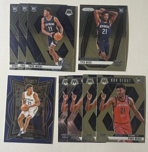 Yves Missi RC Lot (9) 2024-25 Prizm Mosaic Select Pelicans - Picture 1 of 1
