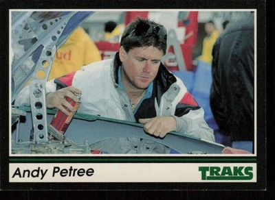 Andy Petree 1991 Traks #174 RC Rookie Leo Jackson Motorsports - Image 1 of 2
