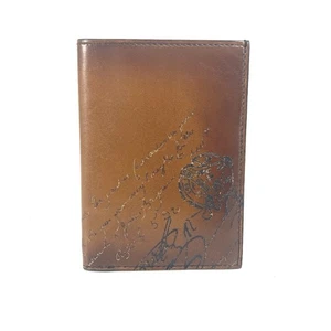 Berluti logo Passport Cover Stationery passport case Leather Brown - Picture 1 of 13