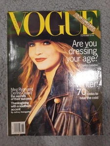 American Vogue US Vintage Magazine, November 1993. Nadja Auermann Cover - Picture 1 of 6