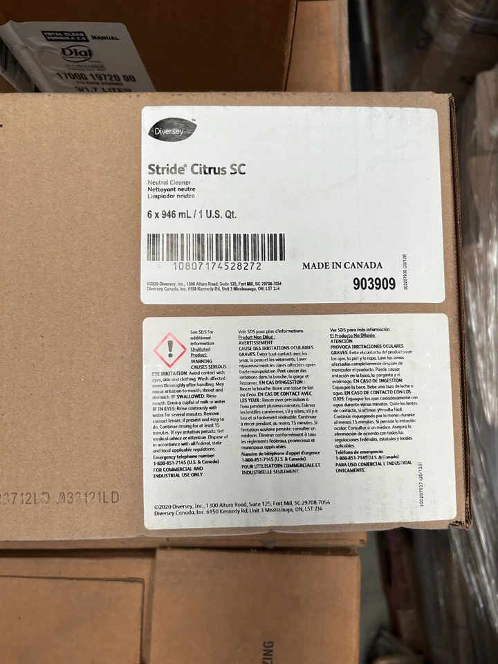 Diversey 903909 Neutral Floor Cleaner Citrus 946ml