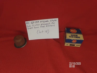 ELEMENTO FILTRO COMBUSTIBLE ESTILO ORIGINAL AC GF-149 PARA TAZÓN DE VIDRIO FILTROS DE COMBUSTIBLE Foto 1 de 4