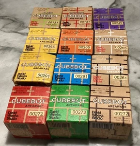 Areaware Cubebot Robot Wooden Toy David Weeks Studio Brain Mind Teaser Game (12) - Picture 1 of 4