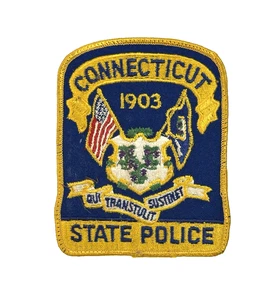Connecticut State Police Department Patch - Picture 1 of 3