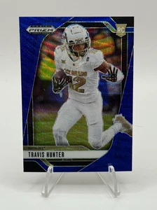 2025 Panini Prizm Draft Picks TRAVIS HUNTER RC Blue Wave /299  Heisman Pose - Picture 1 of 2