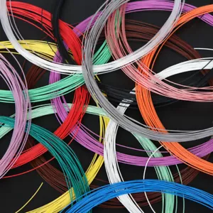 28 30 AWG calibre PTFE multicolores chapados en plata para cables de auriculares hágalo usted mismo - Imagen 1 de 8