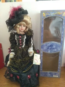 The Danes Collection 19" Rose Porcelain Doll 183282 - Picture 1 of 12