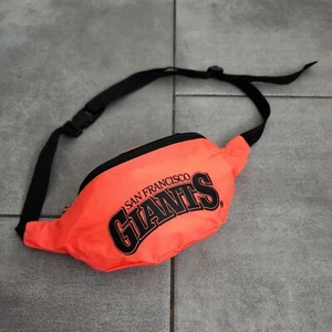 Vintage 90s San Francisco Giants Promotional Fannypack Bag Orange Nylon... - Picture 1 of 11