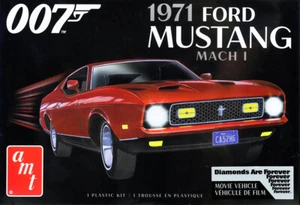 '71 Ford Mustang Mach I Bond 007 Diamonds Are Forever 1:25 AMT Model Kit AMT1187 - Bild 1 von 2