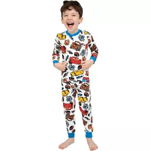 Disney Cars Snuggle Fit Pyjamas | Lightning McQueen Boys PJs | Boys Pyjama Set - Picture 1 of 12