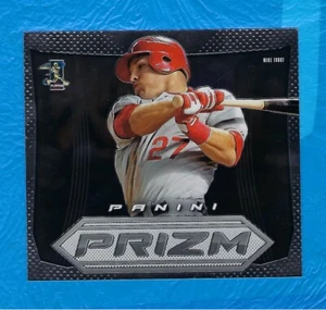 MIKE TROUT 2012 PANINI PRIZM 1ST YEAR JUMBO BOX TOPPER TOUGH ANGELS ! ! - Picture 1 of 2