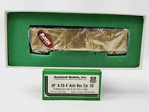 OVERLAND MODELS BRASS UP A-50-4 AUTO BOX CAR 50' OMI-3012 HO BEAUTIFUL #45 - Picture 1 of 12