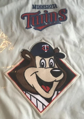 Minnesota Twins MLB Mascot (T.C. Bear) Pillow Cover 16 X 16 Pottery Barn (New) Cover