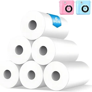 6 Rollen Druckpapier Kinder Kamera Thermopapier Thermodrucker Sofortbild F183 - Bild 1 von 5