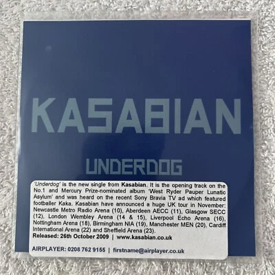 PROMO Kasabian - Underdog 2009 Uk Cdr Single - Image 1 of 4