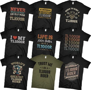 CAMISETAS MOTERAS TL1000R. DISEÑOS IMPRESIONANTES Y DIVERTIDOS. REGALO MOTOCICLISTA - Imagen 1 de 14