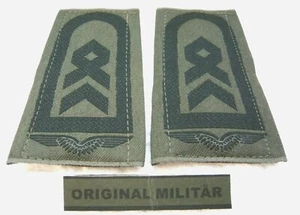KLETT Rangabzeichen Luftwaffe Stabsfeldwebel schwar/oliv Schulter Klappen Stücke - Bild 1 von 1