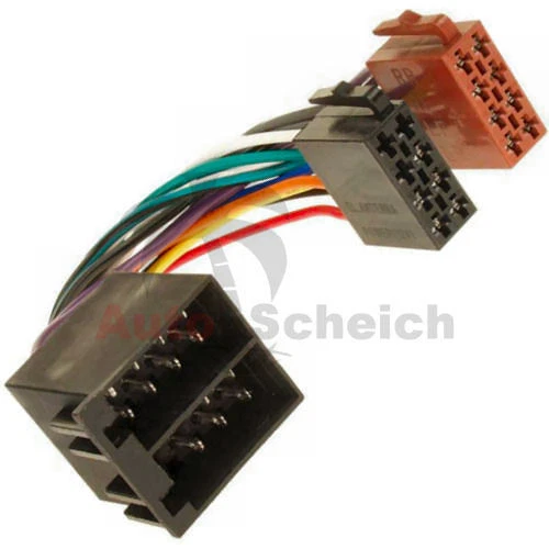 Cavo adattatore autoradio spina ISO per Peugeot 107 206 306 307 405 406 806 807 - Immagine 1 di 1