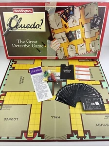 Vintage 1990 Waddingtons Cluedo The Detective Board Game, Complete Age 8+, VGC - Picture 1 of 18