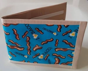 I Love Bacon Bi-Fold Duct Tape Geldbörse Ente - Bild 1 von 2