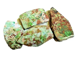Gaspeite gemstone slabs - Bild 1 von 10