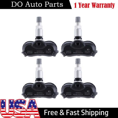 4PCS Tire Pressure Sensor Lexus RX350 GS350 LX470 Toyota Corolla Camry Avalon Foto 1 de 4