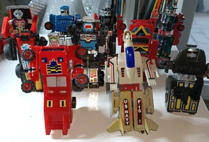 MC TOY TRASNSFORMERS ROBOTS LOTTO KO AUTOBOT DECEPTICON no HASBRO diaclone M - Foto 1 di 17