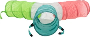 TRIXIE NYLON 3 WAY RABBIT GUINEA PIG FERRET PLAY TUNNEL HIDE RUN TUBE TOY 62791 - Picture 1 of 7