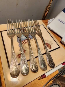 1 tenedor de cena Gorham Hindostanee de plata esterlina 7 1/8" cubiertos Pat. 78 - Imagen 1 de 14