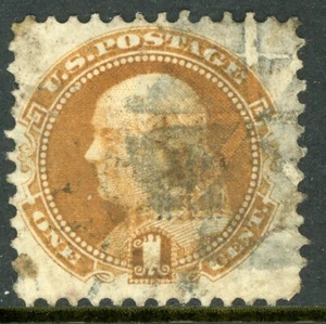 USA 1869 Franklin 1¢ Pictorial Scott #112 VFU G555 - Picture 1 of 2