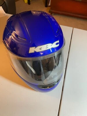 KBC VR-1 Full-Face Helmet with Visor Gear Motorcycle Medium Blue - Image 1 of 4