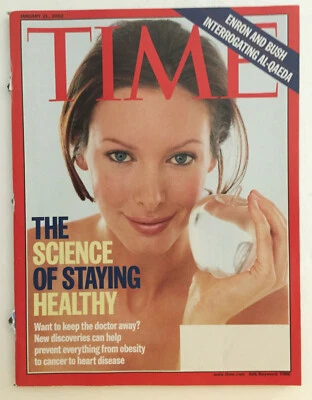 Time Magazine January 21, 2002 Science Of Staying Healthy Al-Qaeda No Label - Image 1 of 2