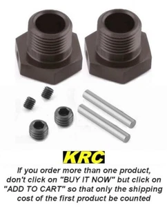IFW625B KYOSHO INFERNO MP10 TKI2 WHEEL HUBS (GUN METAL) (2) - HEXAGONES DE ROUES - Imagen 1 de 1