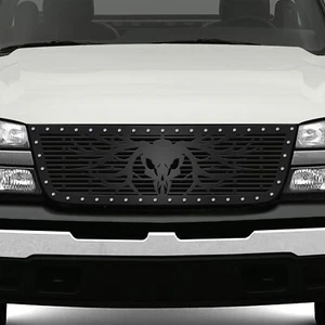 Custom Steel Aftermarket Grille for 03-07 Silverado Pickup 1500/2500/3500 BUCK H - Bild 1 von 3