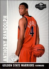2008-09 Topps Co-Signers Warriors Basketball Card #113 Anthony Randolph Rookie