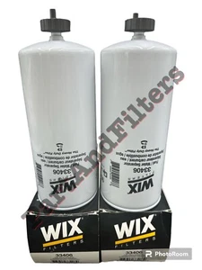 33406 WIX Filtro Separador de Agua de Combustible Reemplazo FS1000 BF1259 (Paquete de 2) - Imagen 1 de 2