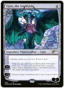 FOIL Ugin l'ineffabile #502 Promo Vetro Colorato (GOCCIA DI TANA SEGRETA)Magic Gathering - Foto 1 di 1