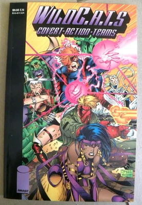 Imagen 1993 Jim Lee WILDC.A.T.S. COVER ACTION TEAM tpb casi nuevo primera impresión reg $10 qq Foto 1 de 4