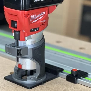 ToolCurve Guide Rail Adapter Compatible with Milwaukee Router - Made in USA - Picture 1 of 6