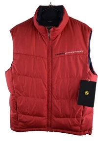 NAUTICA Competition Series Red Padded Gilet size M Mens Full Zip Casual Outdoors - Picture 1 of 9