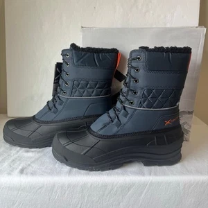 NIB MSRP $80 Arctix Men's Back Woods Winter Boots Sz 15 Blue Night Snow Outdoors - Picture 1 of 12