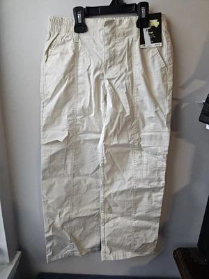 Art Class Cream Cargo Pants Size M (8) Elastic Waist Relaxed Leg NWT - Image 1 of 3
