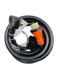VEVOR 25ft 50A Generator Extension Cord w/ Locking Ring FDJYCX25FT50AHCZ1V1 (31) - Picture 1 of 7