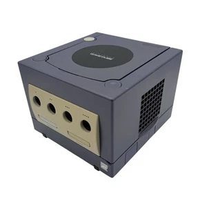 Console Nintendo GameCube DOL-001 viola indaco solo OEM TESTATA - Foto 1 di 7