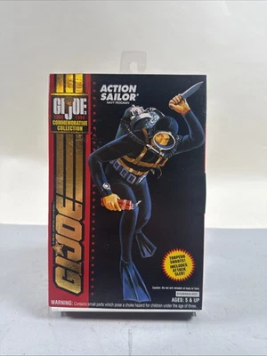 Action Sailor GI Joe Commerative Collection 1993 Figura de acción Buzo SELLADA Foto 1 de 4